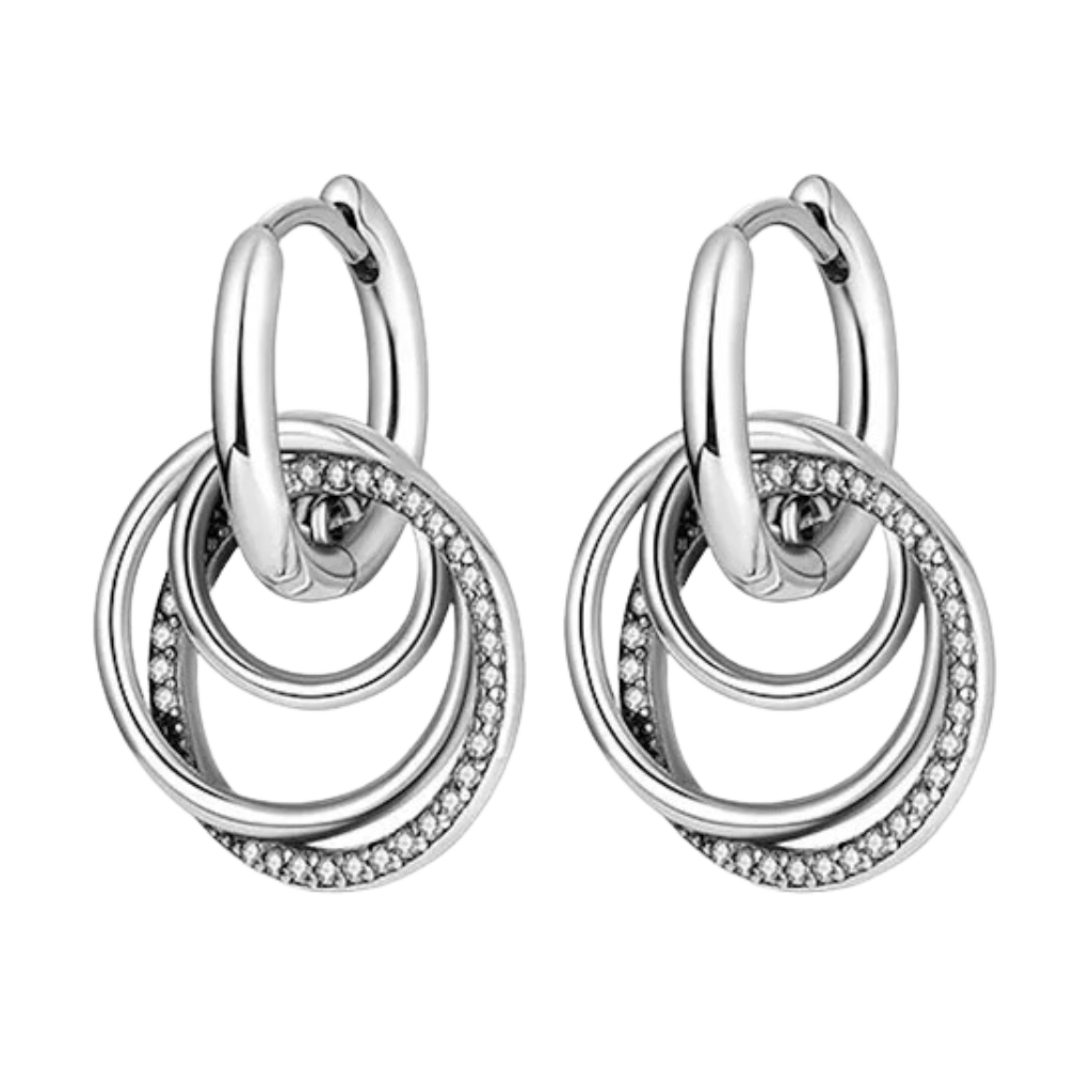 Arracadas Aros Plata S .925 Ale Compatible Con Pandora + Regalo