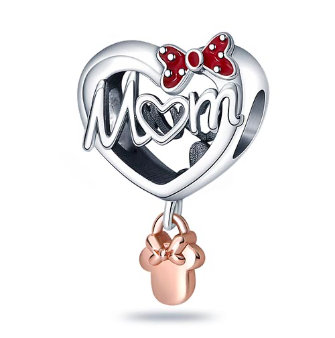 Charm Corazón De Mamá Con Minnie Mouse De Disney