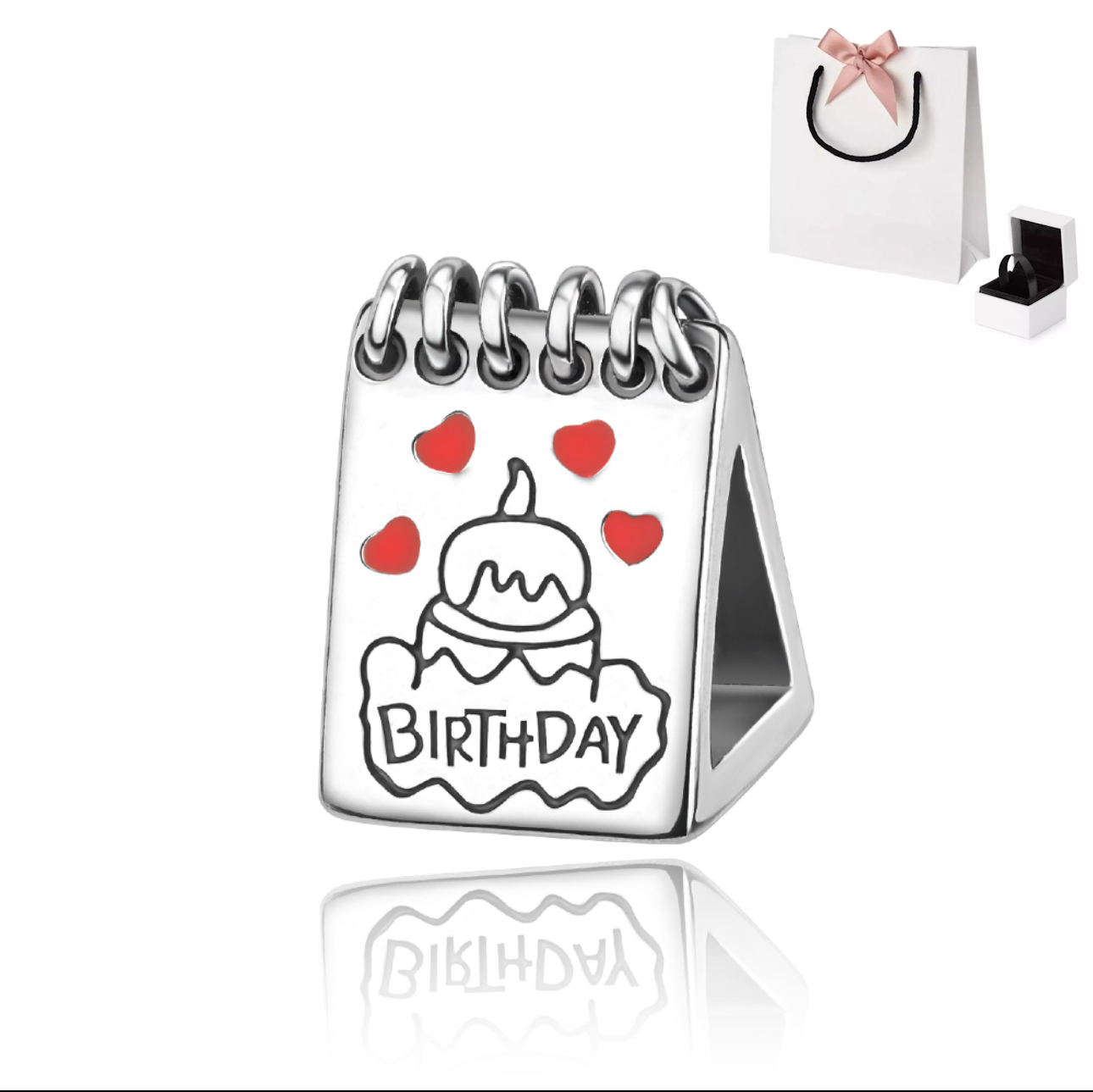 Charm Calendario de Cumpleaños en Plata 925 para pulseras