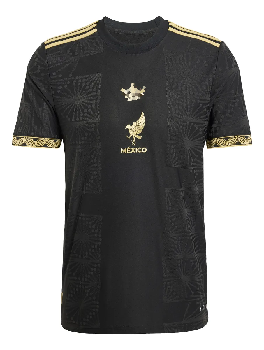 Playera Jersey México de Oro 2025 - Hombre Negro