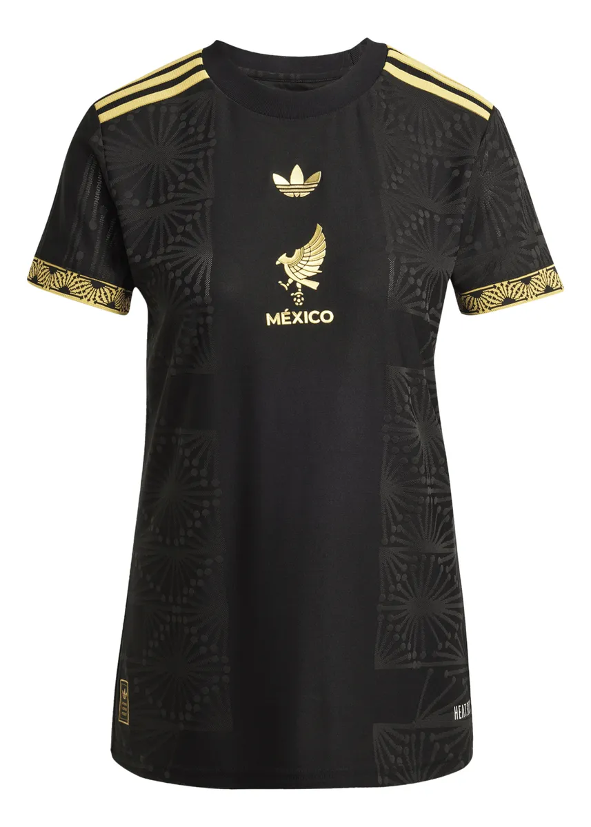 Playera Jersey México de Oro 2025 - Mujer Negro