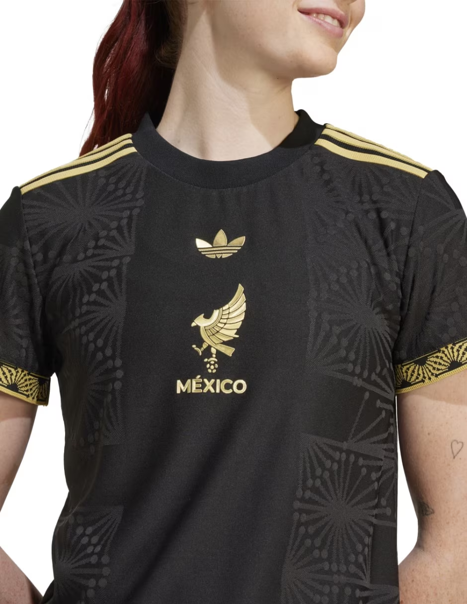 Playera Jersey México de Oro 2025 - Mujer Negro