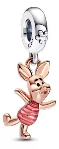 Charm Dije Colgante Disney Piglet Plata S925