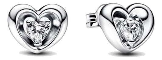 Aretes Original de Boton o Corazones Plata S925 Ale