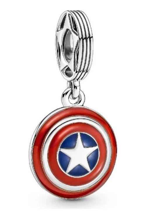 Charm Escudo de Capitan America de Marvel de los Avenger