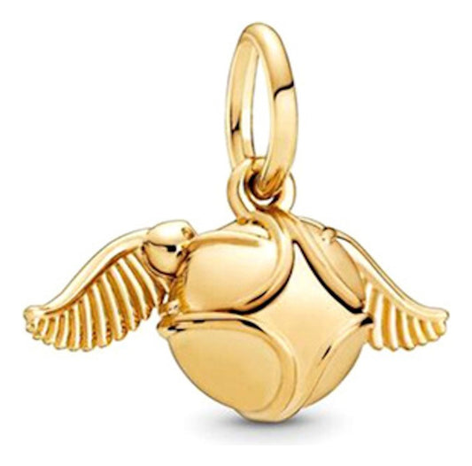 Charm de Harry Potter el Snitch Dorada Plata 925