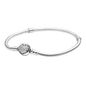 Pulsera Plata S .925 Para Charms Con 3 Charms + Caja Regalo