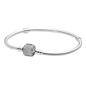 Pulsera Plata S .925 Para Charms Con 3 Charms + Caja Regalo