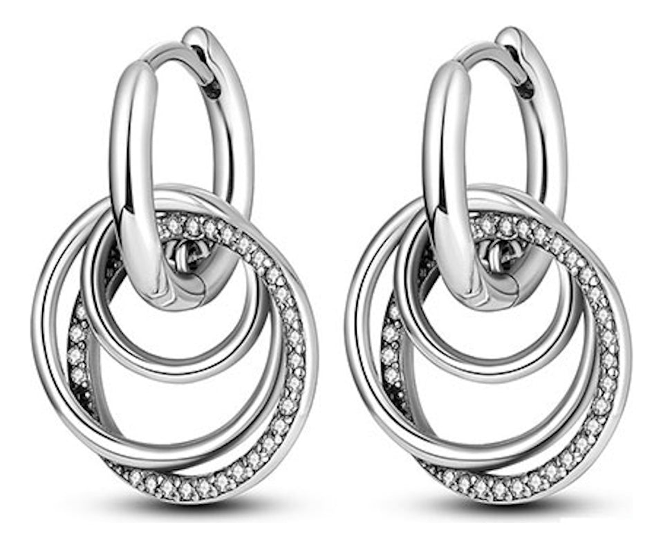 Aretes Arracadas - Aros Plata S925 Ale