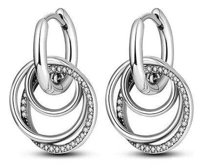 Aretes Arracadas - Aros Plata S925 Ale