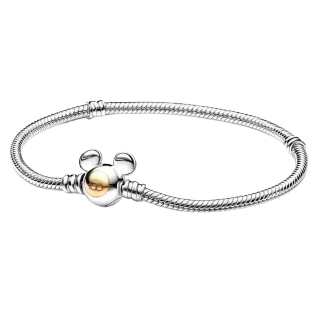 Pulsera .925 Para Charms + Regalo, Mikey Mouse Para Pandora