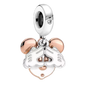 Charm Disney Mickey Mouse Plata  .925 Regalo Para Mujer