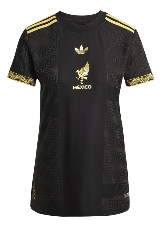 Playera Jersey México de Oro 2025 - Mujer Negro